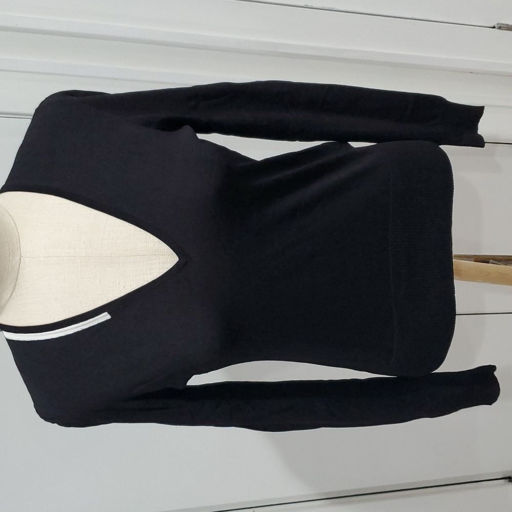 NWT Equipment Women's True Black Demia Sweater Sz M